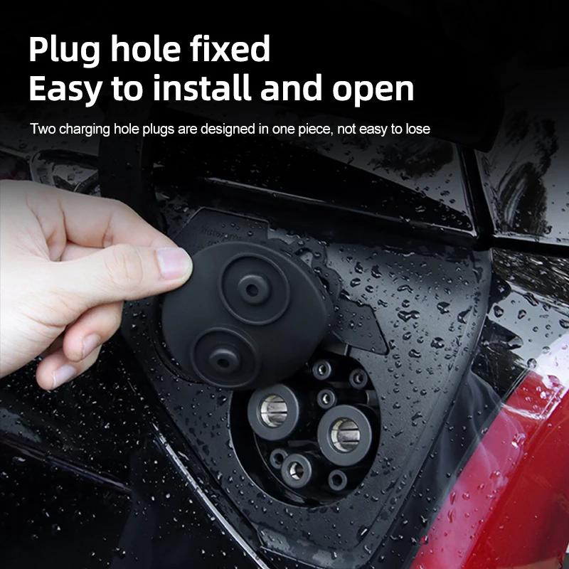 For Tesla Model Y charging port waterproof cover protective cover modely For Tesla Model 3 modified accessories