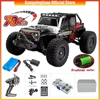 16103 PRO 1:16 4WD Remote Control Off-road Vehicle, High Speed Mountain Bike with LED Lights, 70km/h Brushless Engine, 2.4G 1