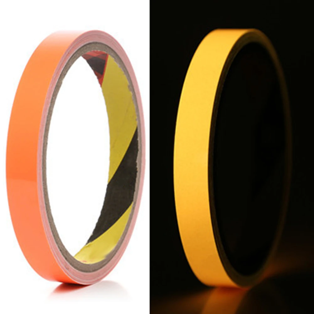 Luminous Tape Sticker Dark Blue Fluorescent Orange Red Orange Yellow Wall Decorative Glow In Dark Green