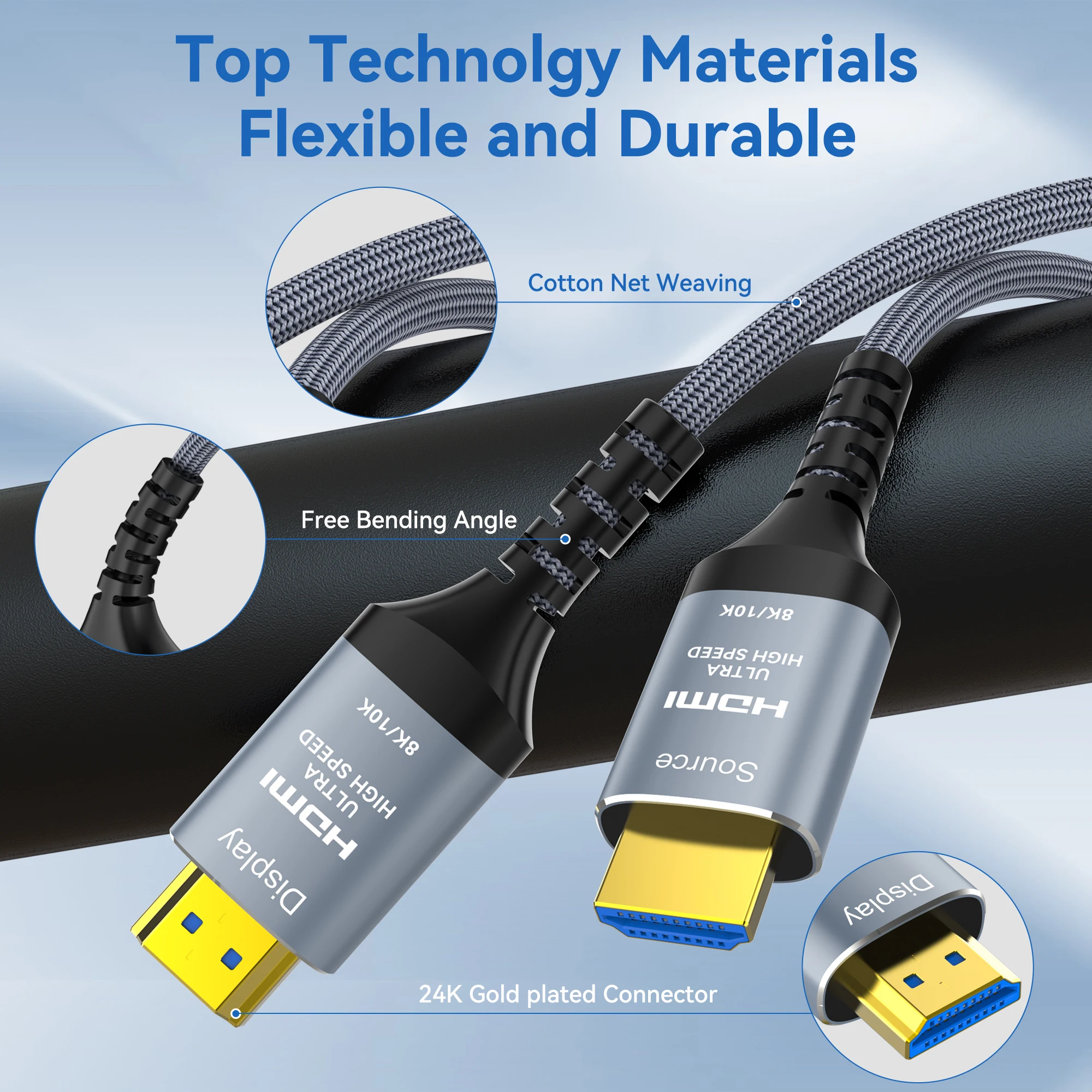 Fiber Optic 8K HDMI Long Cable