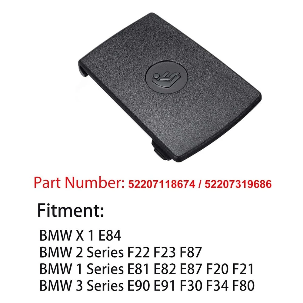 BMW 뒷좌석 앵커 ISOFIX 커버 52207319686, BMW F20 F30 F31 E84 E87 3 시리즈용 2X