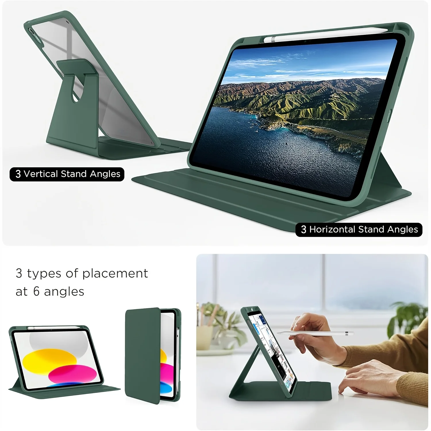 360-Degree Rotating Tablet Case
