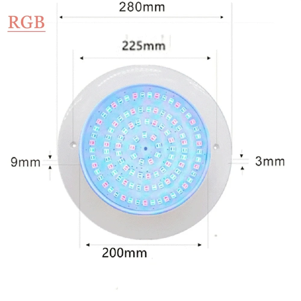 30W RGB LED 풀 조명 블루투스 APP 제어 DC12V 야외/실내 수중 조명 분수 조경 램프 Piscina Luz Spotlight
