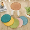 Round cushion solid color thickened non-slip chair cushion home small round stool student dormitory chair stool ass cushion 1