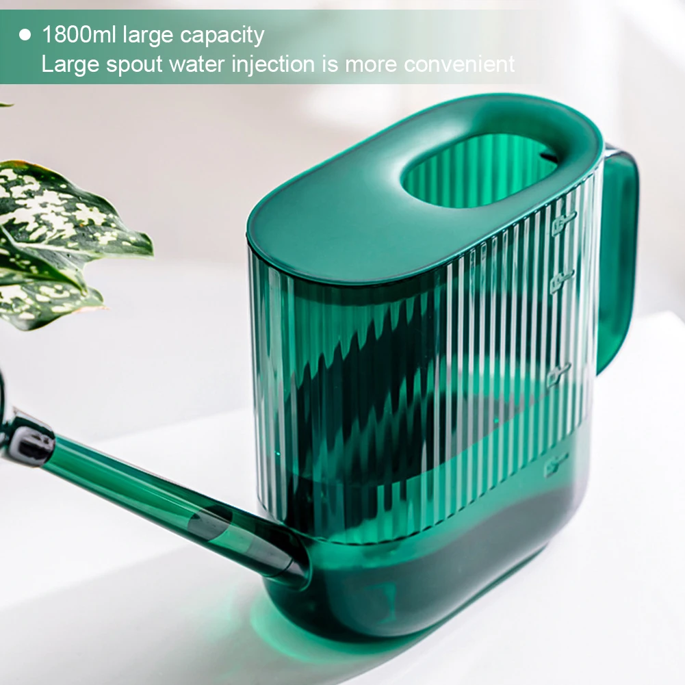 1800ML Garden Watering Can Sprinkler Head Plastic Watering Can Modern Water For Indoor and Outdoor Plants