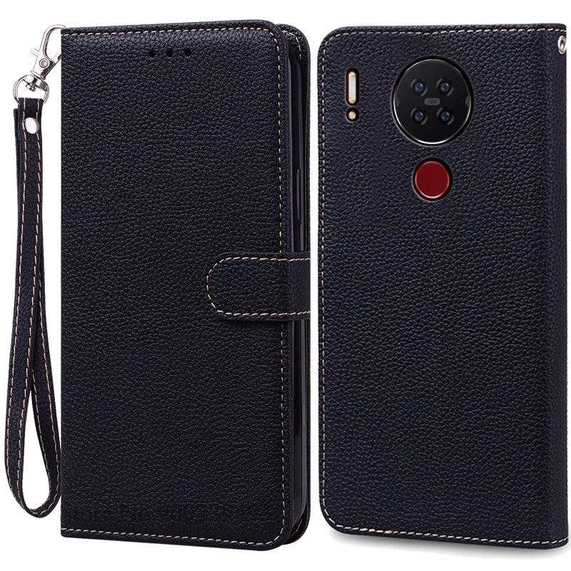 Elegant Leather Flip Wallet Phone Case with Bumper Protection