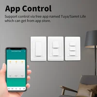 Tuya WiFi Push Smart Switch Button Wall Light Switches 1/2/3gang No Neutral Wire Required Switch Wireless Control Alexa Google - Image 4
