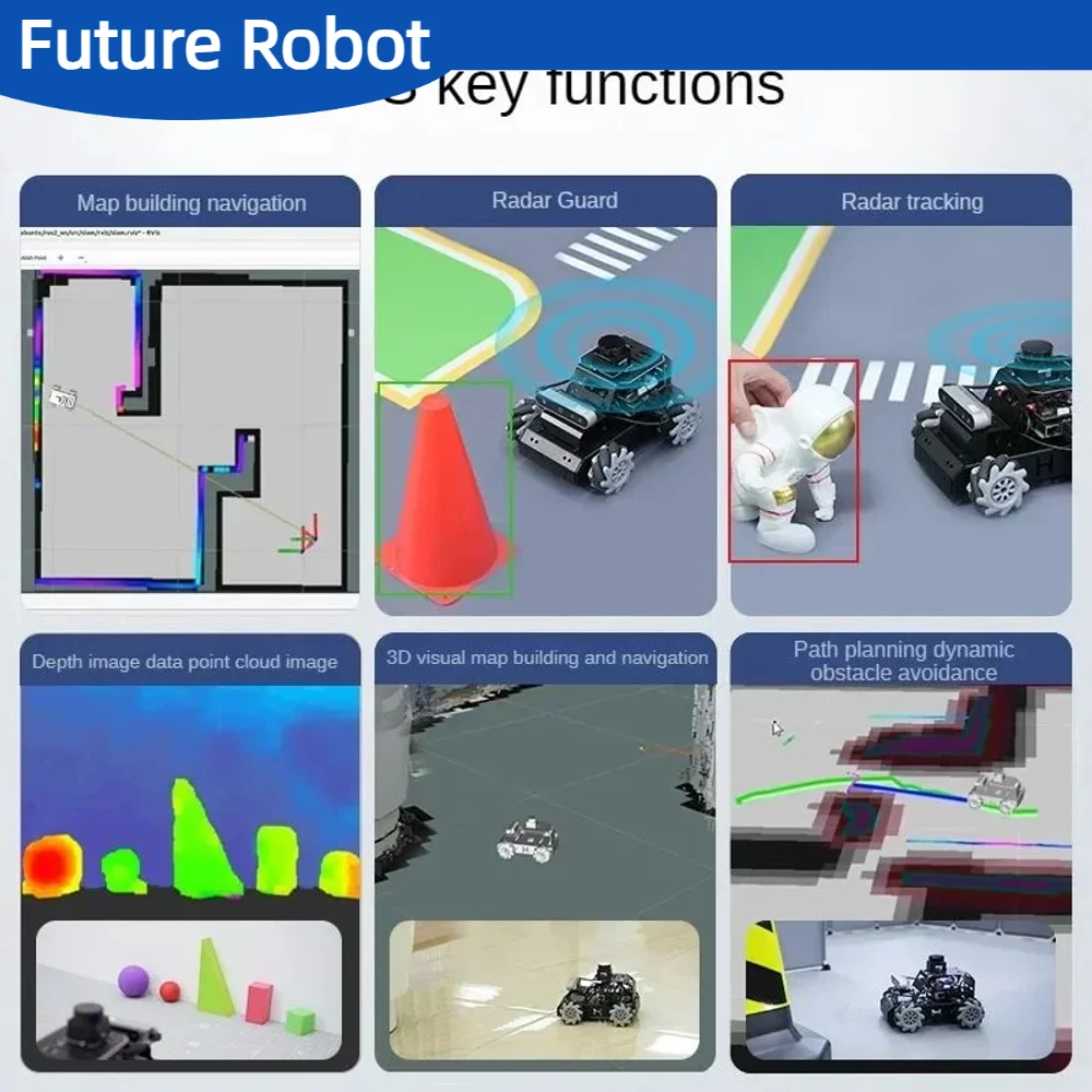 Hiwonder Raspberry Pi 5 Robot Car MentorPi M1 Ackerman/Mecanum-Wheel Depth Camera ROS-HUMBLE Support SLAM and Autonomous Driving
