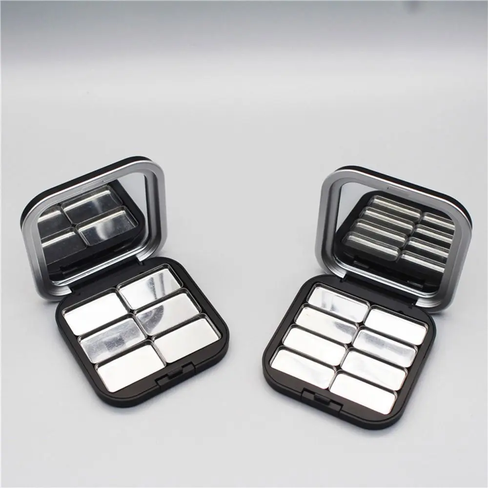 Multi-grids DIY Eyeshadow Palette Empty Black Magnetic Makeup Palette Match By Oneself with Mirror DIY Cosmetic Box