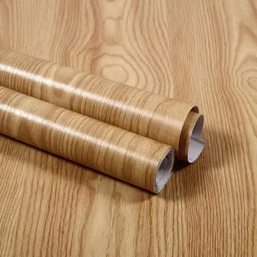 Wood Stripe Vinyl DIY Self Adhesive Waterproof PVC Wallpaper Renovation Cabinets Furniture Wall Sticker Home Decor Sticky Papers - Image 26