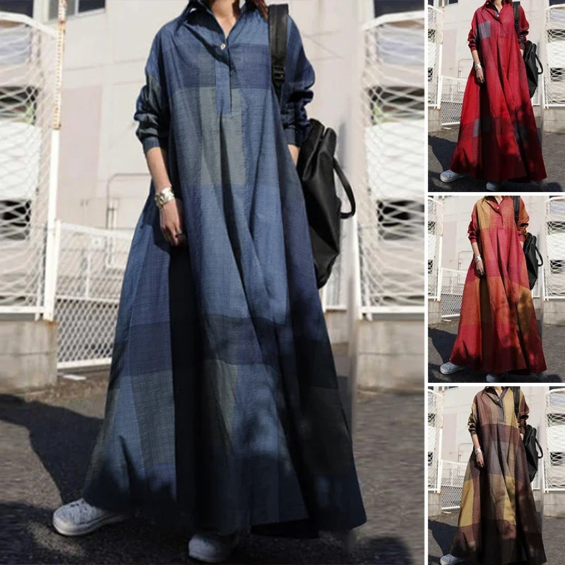 chinese dress ladies XUNRYAN Women's Long Sleeve Linen Maxi Dresses Casual Loose Fit Spring Dress  Summer Beach Sundress with Pockets Fall Outfit Army Green at Amazon Women's  Clothing store