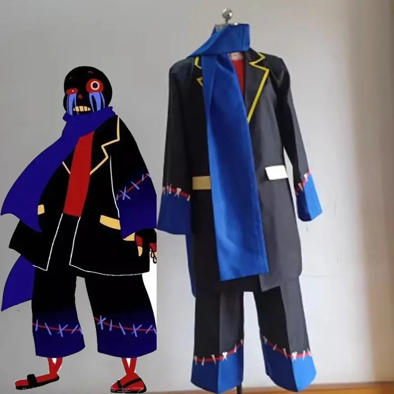 

Anime Undertale Error Sans Cosplay Halloween Party Costume Custom Made