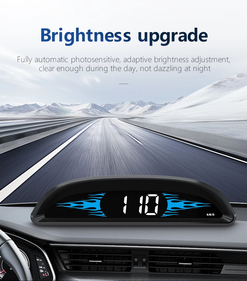 G2 B2 Head Up Display GPS / OBD Multifunctional Smart Car HUD Digital Speedomete