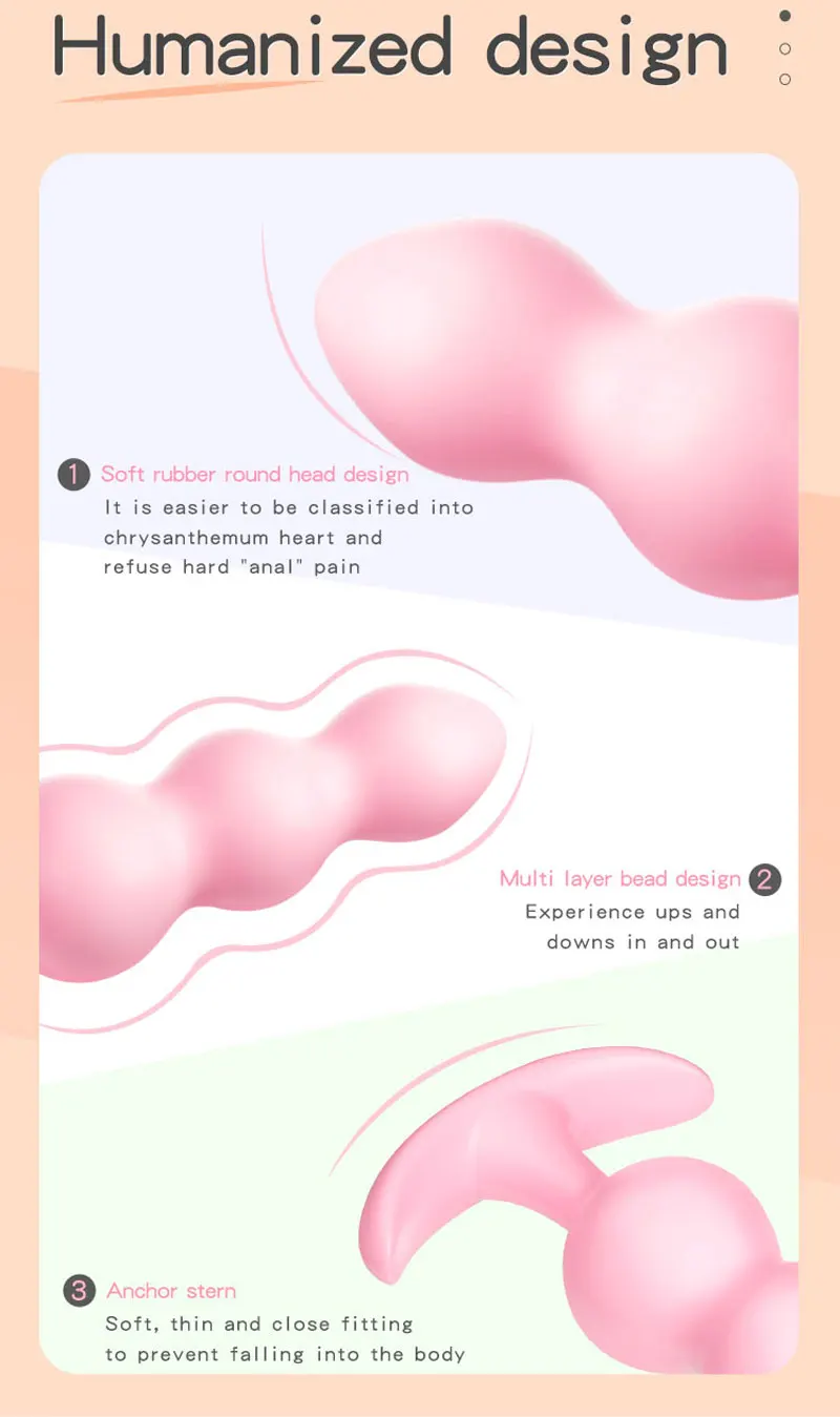 Silikon Analplug Set Für Anfänger Anal Stimulator_voghion.com