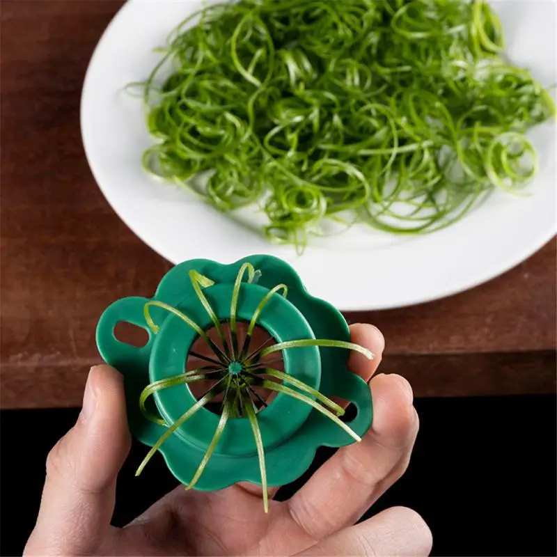 

Green Onion Easy Slicer Shredder Green Onion Wire Drawing Tools Plum Blossom Super Fine Cutter Vegetable Kitchen Accessories