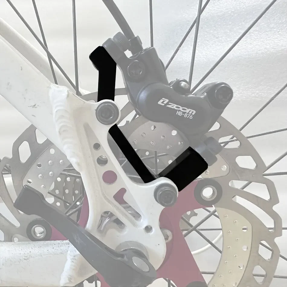 Scheibenbremsbasis-Pads-Set, elektrisches Mountainbike, PM/IS 160 180 203 mm, Aluminiumlegierung, Bremssattel-Adapter, Fahrradzubehör, hydraulisch – Detail 8