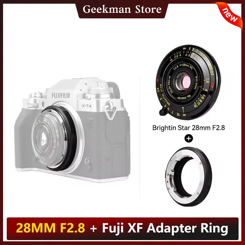 Brightin Star 28mm F2.8 フルフレームマニュアルフォーカスレンズ