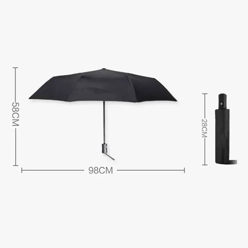 Fully Automatic Folding Three-fold Advertising Umbrella Suitable For BMW Audi Land Rover Luxury Car Business Gift Umbrella