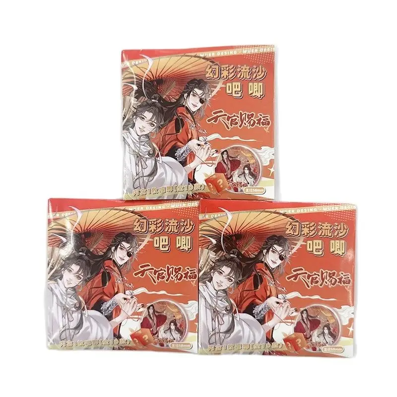 5팩 랜덤 헤븐 오피셜스 블레싱 퀵샌드 TGCF 레이저 플래시 애니메이션 배지 수집용 브로치