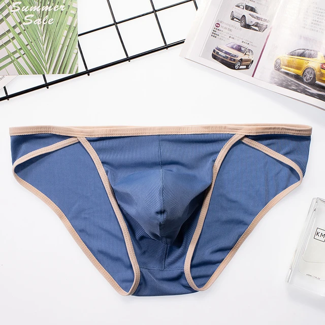Men Underwear Fashion Panties Quick Dry Underpants Thin Section U Convex  For Man