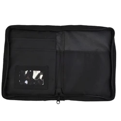 Oxford Cloth Multi-Pocket Car Glove Box Organizer and Document Storage Bag (Black)