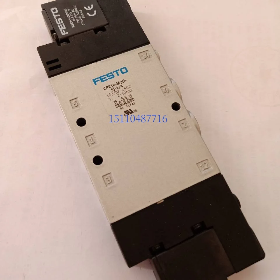 

FESTO Festo Solenoid Valve 163787 CPE18-M3H-5J-1/4 In Stock.