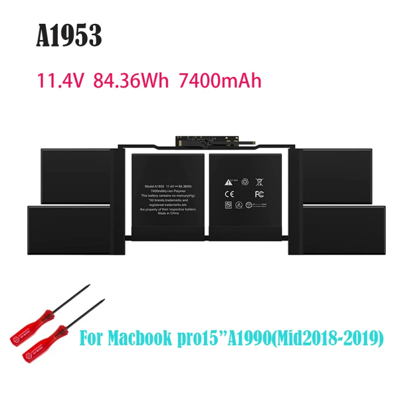 Damaite-bateria para Apple Macbook Pro Retina A1990 15 Touch Bar Meados de 20232023 Emc3215 Emc3359 Mr962ll Laptop 58.6wh - Imagem 3