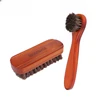 Horsehair Care and Cleaning Brush Set Medium Long Handle Bristle Shoe Brush for Oil and Dust Removal 1