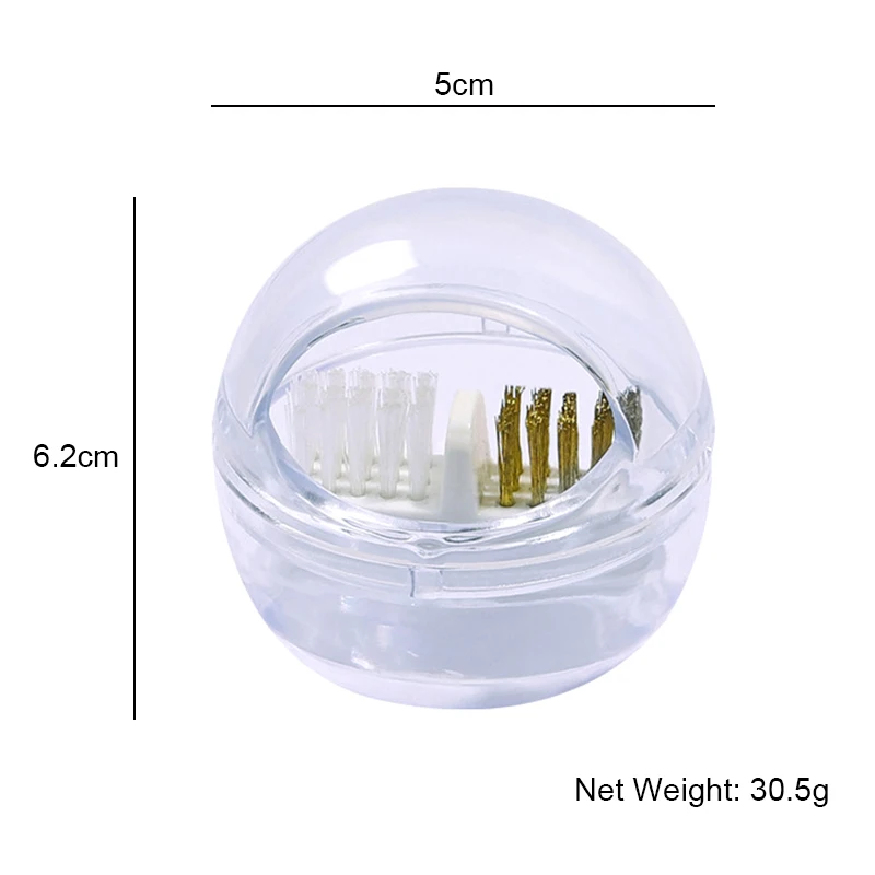 Nail Drill Cleaning Brush Drill Bit Cleaner Holder Tool Soft and Hard Brush for Ceramic Tungsten Milling Cutter Dust Remover 3