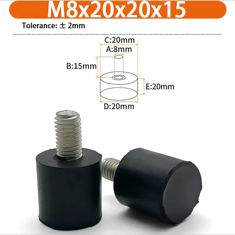M6 M8 M10 Rubber Adjustable Feet Pad Feet Pad With Screw Table Chair Balck Leveling Foot Pad Furniture Leg Anti-shock Protection - Image 30