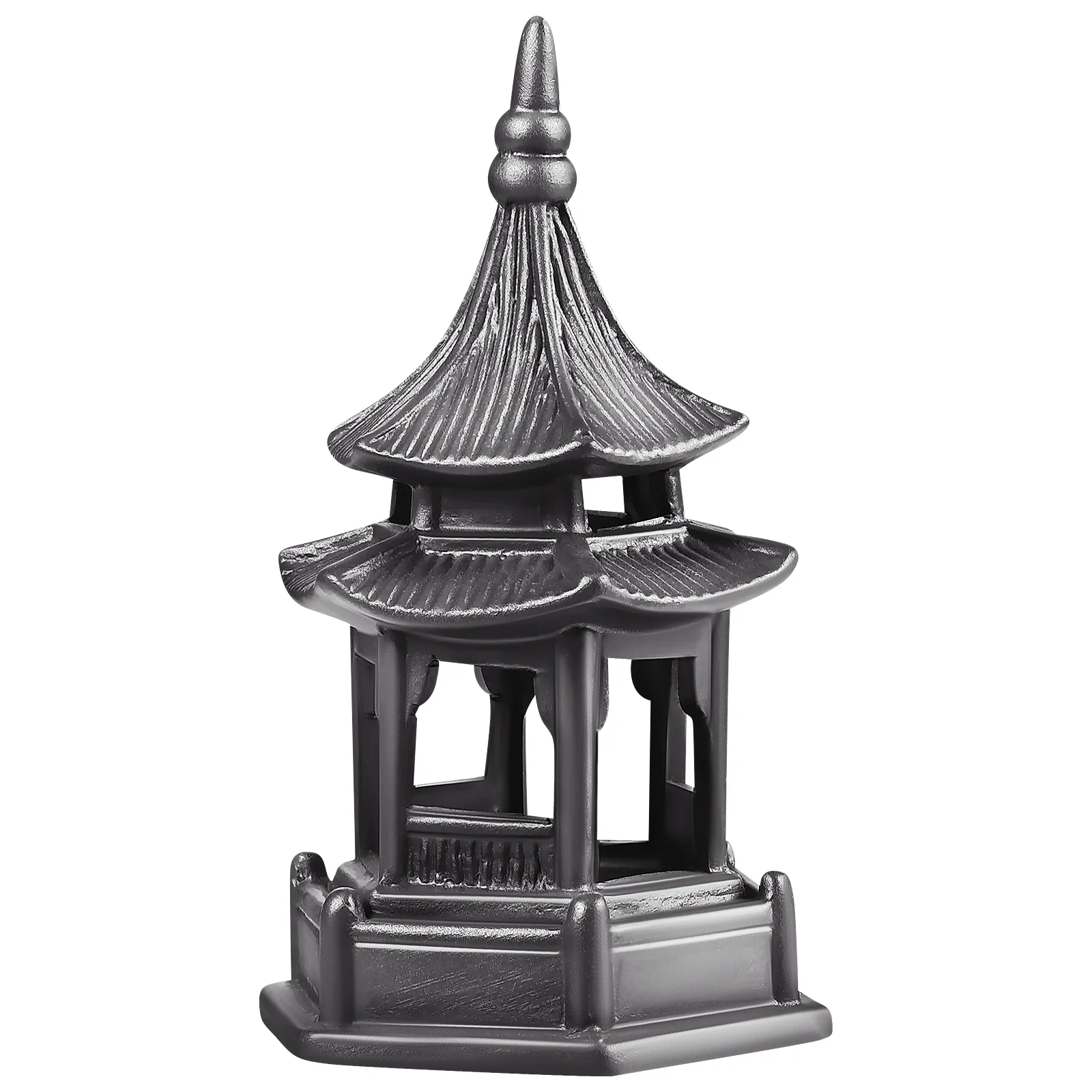 

Model Decorative Building Sculptures Tower Desktop Miniature Pavilion Statue Ceramics Simulation Aquarium Ornament