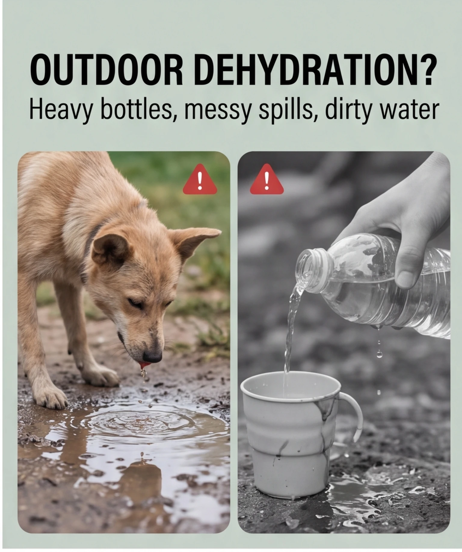 Accessori per animali domestici: ciotola per l'acqua per cani, borraccia portatile pieghevole da viaggio per esterni, dispenser d'acqua per cani durante le passeggiate._voghion.com