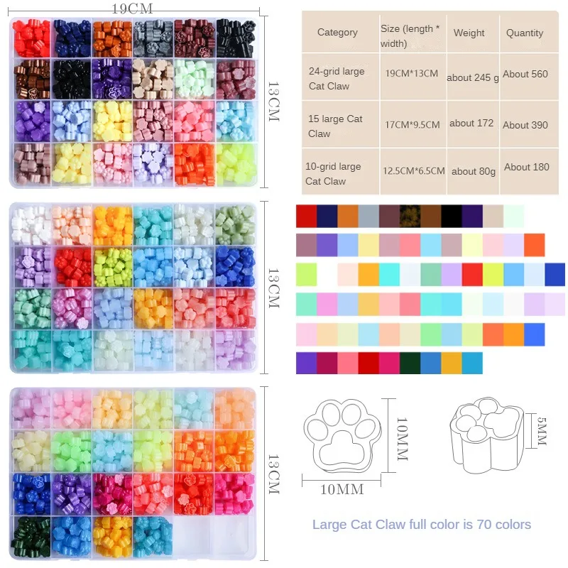 Description Picture 3 of item400/800/1200Pcs Fire Paint Wax Particles Custom Stamp Wedding Invitations Logo Custom Matrimonio Idee Stamps for Kids Sellos Diy