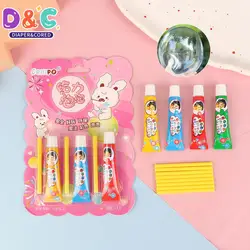 1/3PCS Blowing Colorful Bubble Ball Plastic Balloon Won't Burst Safe For Kids Boys Girls Gift Cartoon Magic Bubble Glue Toy