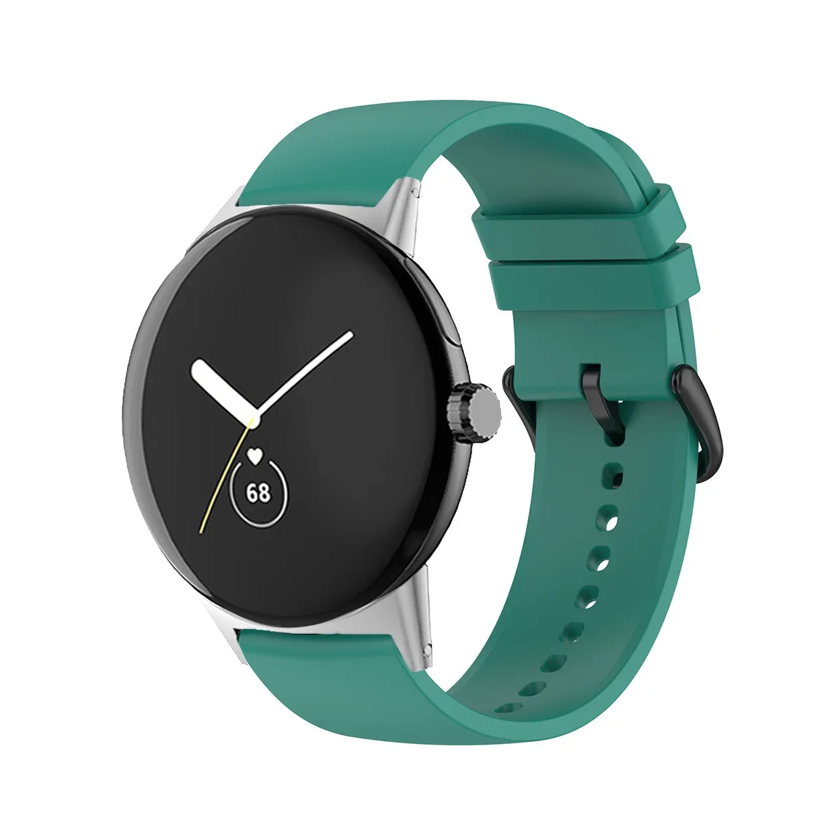 Enhanced Silicone Sport Band for Google Pixel Watch - Smartwatch Wrist Bracelet Accessory