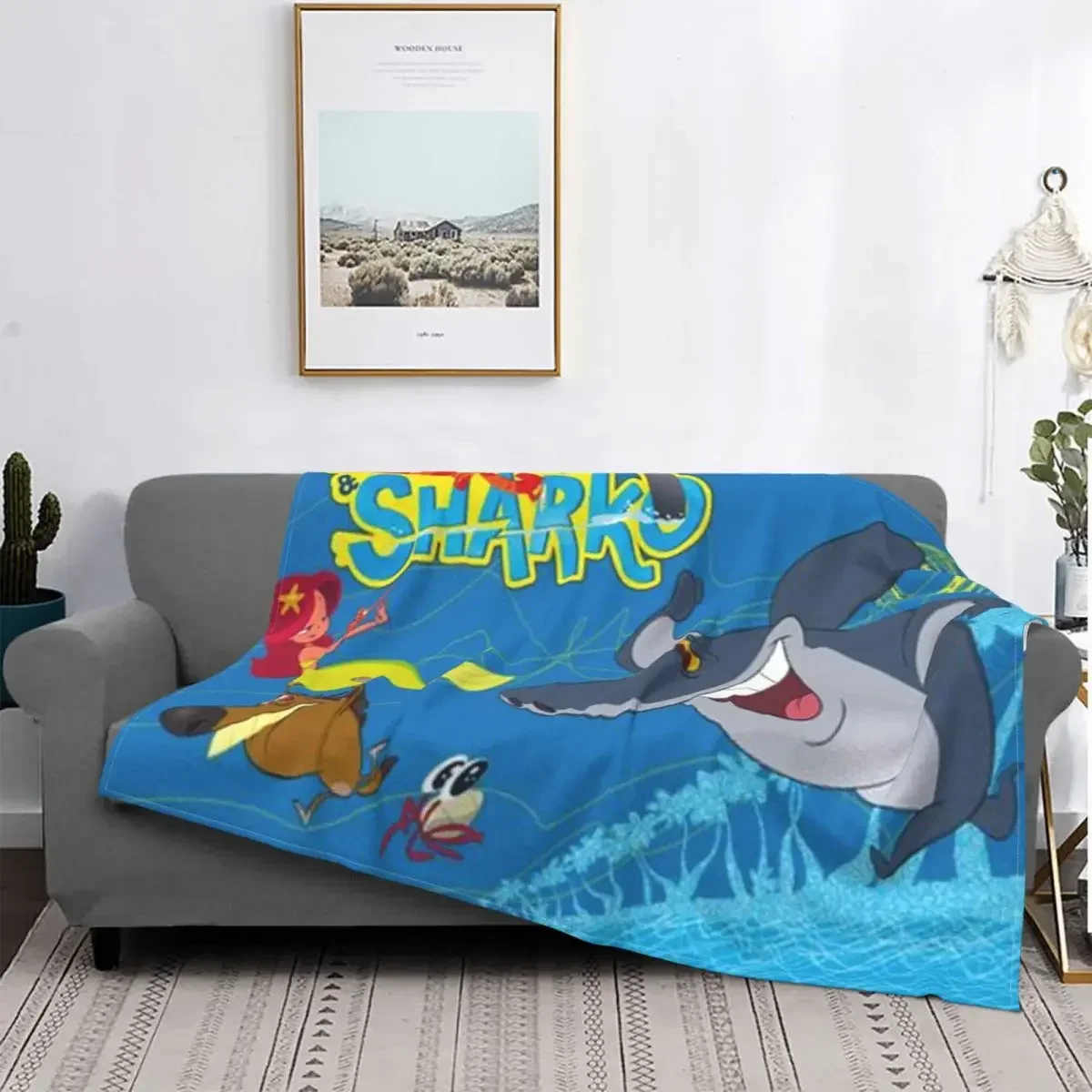 Zig And Sharko 6 Coperta Copriletto Plaid Plaid Plaid Bed Artistico