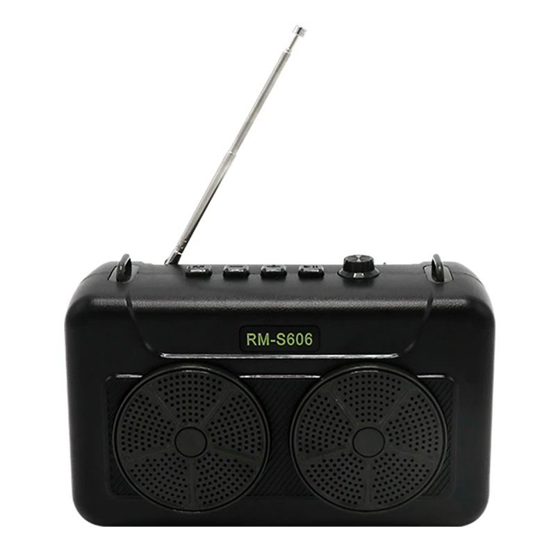 RM-S606 Bluetooth Audio Multifunctional Retro Radio Card Speaker Subwoofer With Solar Panel |