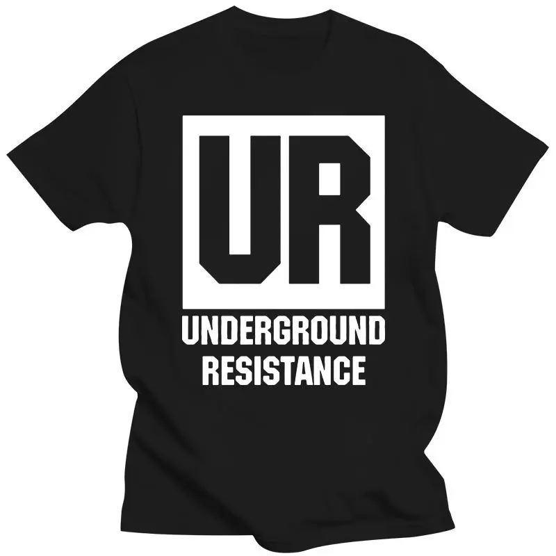 

Mens Clothing Underground Resistance Records T-Shirt - Detroit Techno Ur Edm House Sportswear Tee Shirt