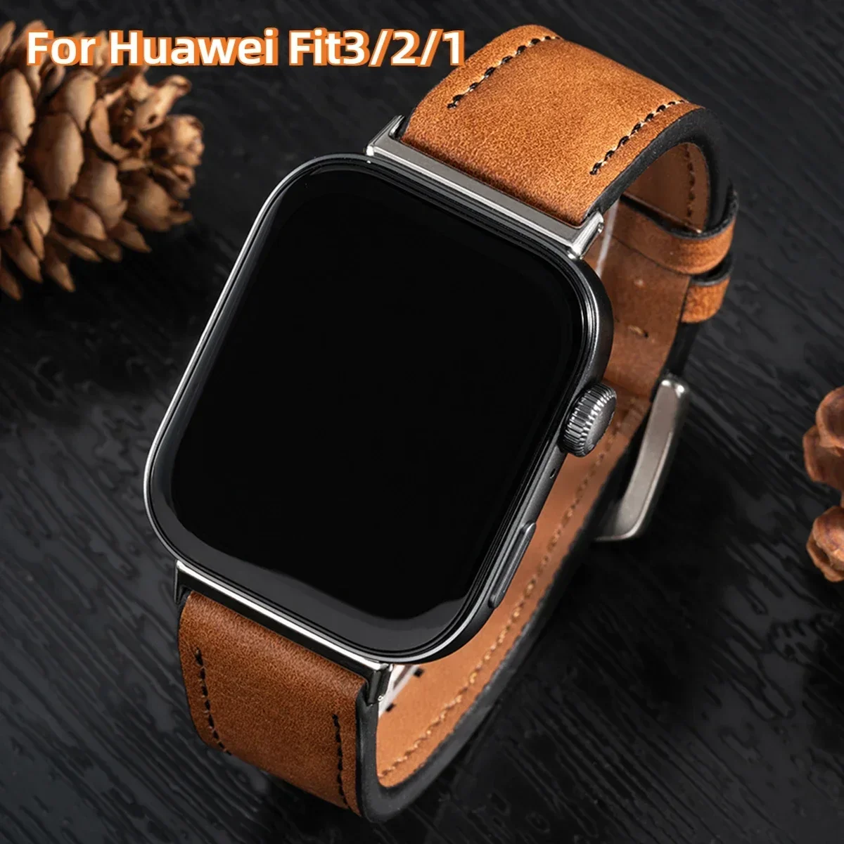 Leather Strap for Huawei Watch Fit Band Smartwatch