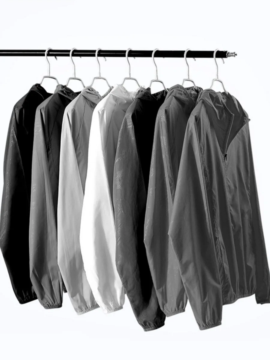 Waterproof Jacket Camping Sun Protection Thin Lightweight Breathable Bicycle Men Women Quick Dry