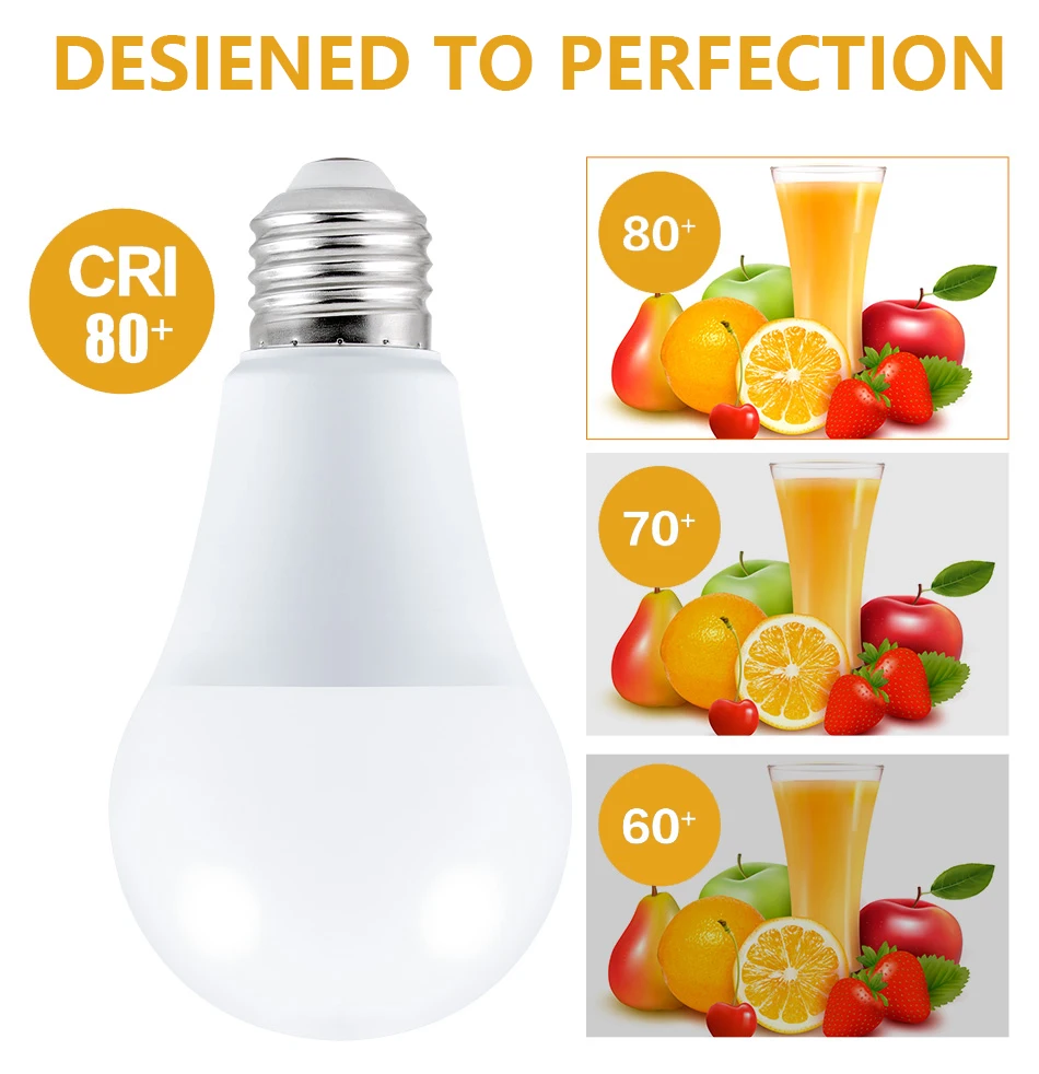 홈 오피스 실내 장 밝은 LED 전구, 에너지 절약 램프, A60, 8W-15W, AC120V, 230V, B22, E27, 3000K, 4000K, 6000K, 1-8 개