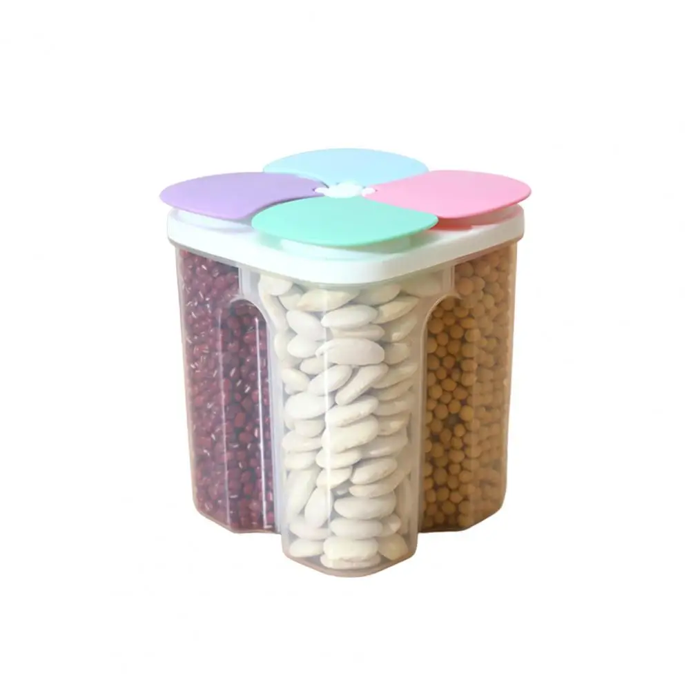 Sarkoyar Food Storage Box Stackable Wide Mouth Large Capacity Transparent Visible Grain Storage Tank Moisture-proof Dry Food Snacks Flour Storage