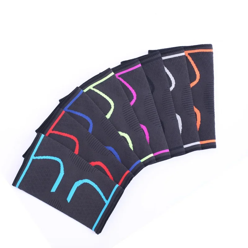 1PCS Fitness Running Cycling Knee Support Braces Elastic Nylon Sport Compression Knee Pad Sleeve for Basketball Volleyball
