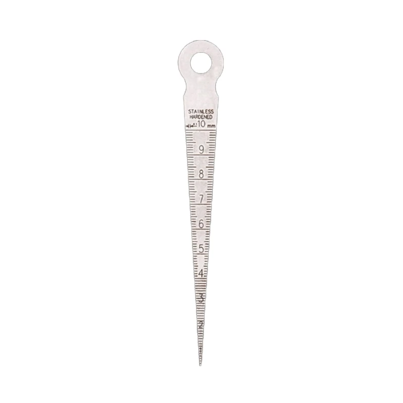Metric Taper Gauge Aperture Scale Feeler Ruler For Drill Measurement
