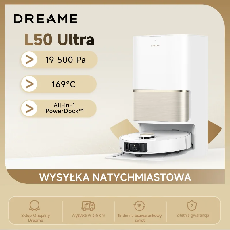 Dreame L50 Ultra z Polski za $718.4 / ~2703zł