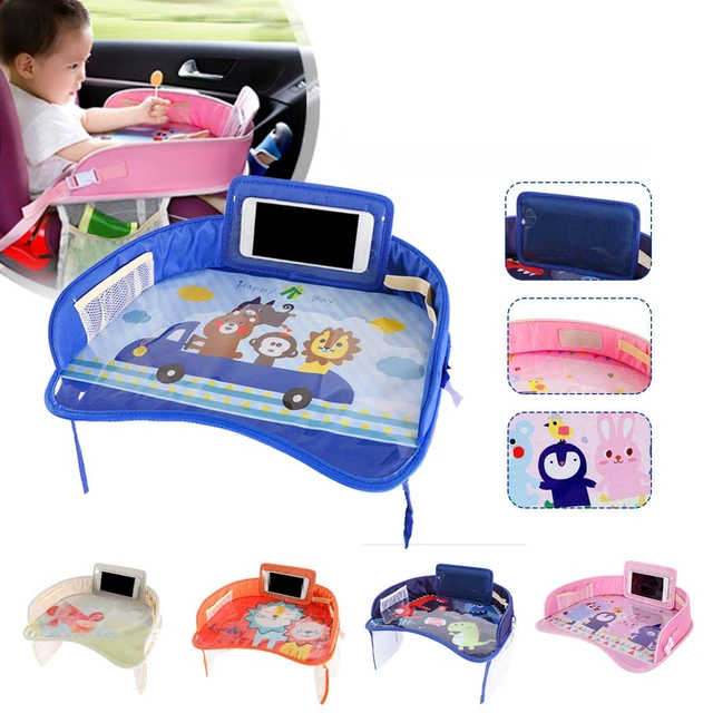 Plateau de rangement pour siège de voiture pour enfant, plateau de rangement  pour voiture, support de jouets pour poussette Portable, siège de sécurité,  plateau de Table à manger multifonctionnel - AliExpress