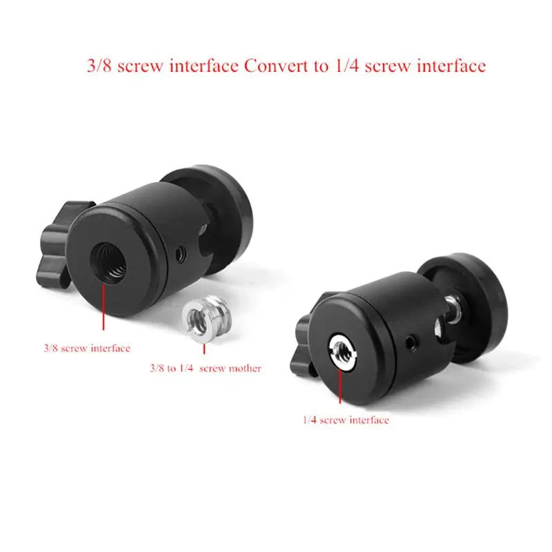 Metal 1/4" to 3/8" Interchange Convert Screw Adapter for Tripod Monopod Ballhead DSLR SLR Camera Accessories 5pcs camera screw,camera battery adapter