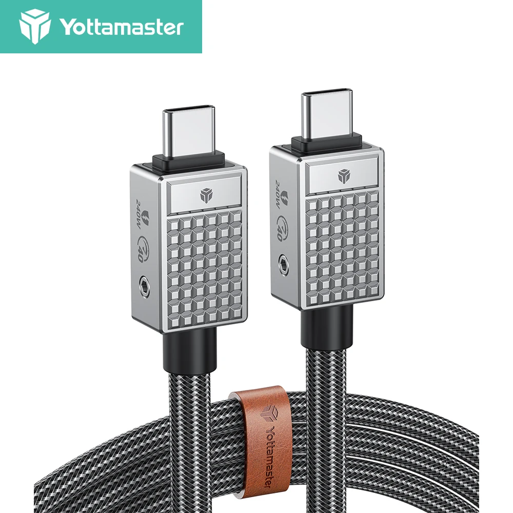 Yottamaster 고속 충전 및 데이터 동기화 케이블, 맥북 아이패드 프로 및..