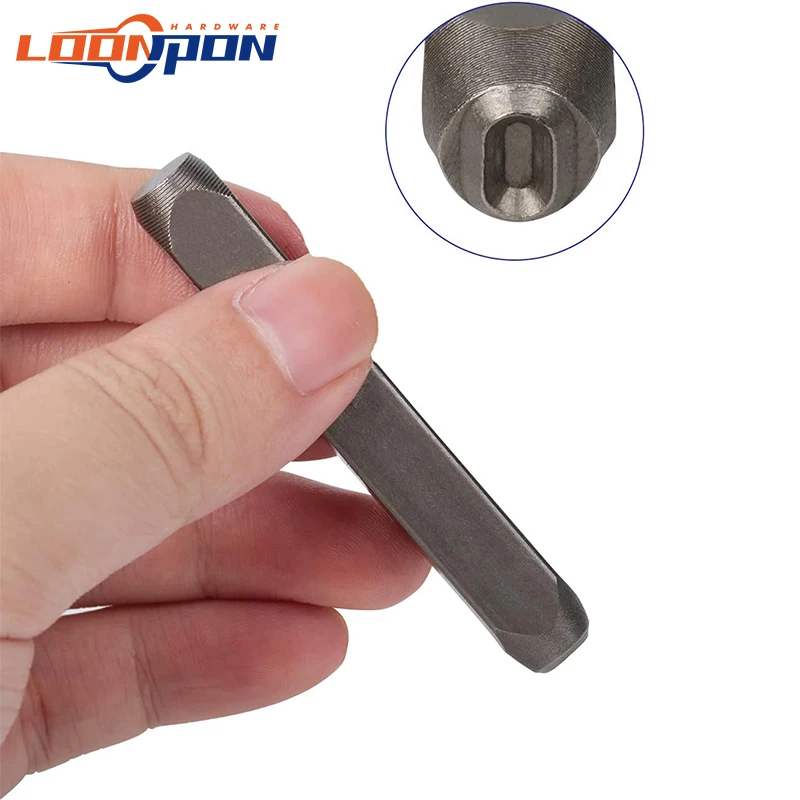 1/4"(6mm) Letter Stamp Set 27Pcs Steel Capital Letter Punch DIY Tool for Leather Brass Aluminum Mild Steel (A-Z)