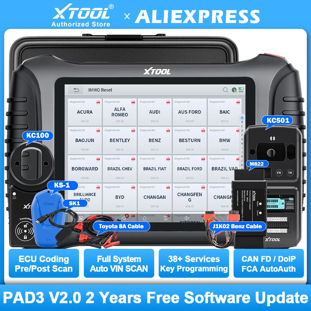 XTOOL X100 PAD3 Elite 1